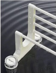 Porte-serviettes Ventouse 2-en-1 – Étagère & Rangement